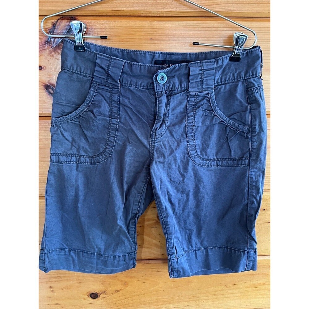 Calvin Klein Women’s Cargo Cotton Shorts 4
